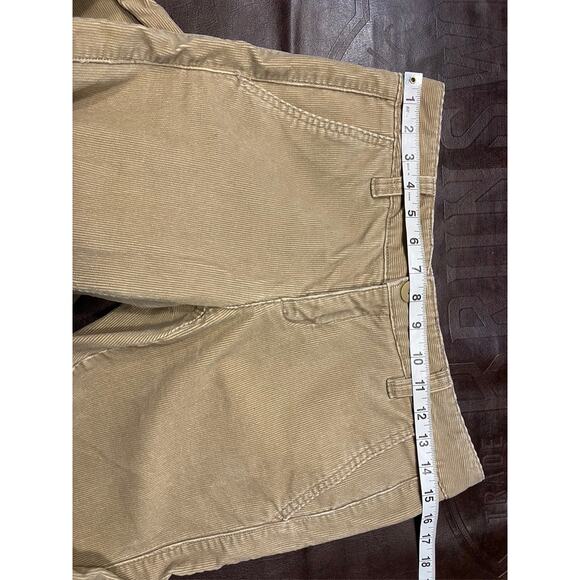 Old Navy Vintage Y2K Low‎ Rise Stretch Boot Cut Corduroy Khaki Pants Womens 4 - Picture 9 of 11